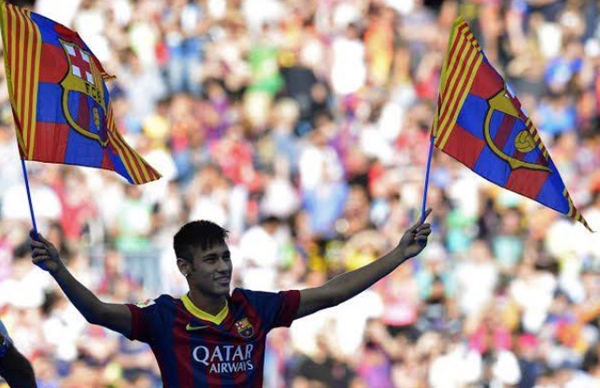 Tình yêu của Neymar với Barcelona