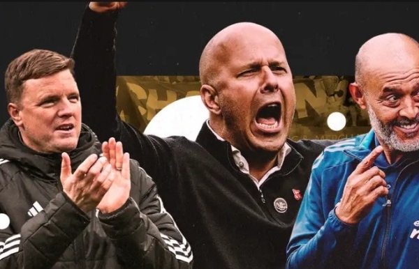 Top 10 HLV Premier League 2024/25: Arne Slot dẫn đầu; Arteta đứng trên 2 người