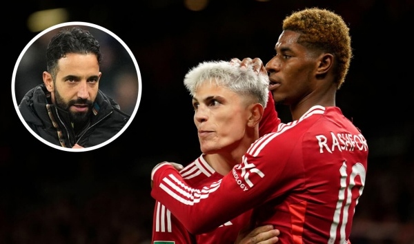 Tuyên bố của Amorim cho thấy khác biệt giữa Rashford và Garnacho