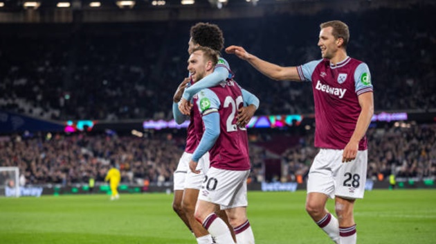 West Ham 2-0 Leicester: nguy cơ xuống hạng; Hai sự đối lập