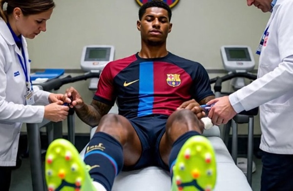 Barca chưa thể đăng ký Rashford