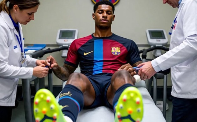 Barca chưa thể đăng ký Rashford