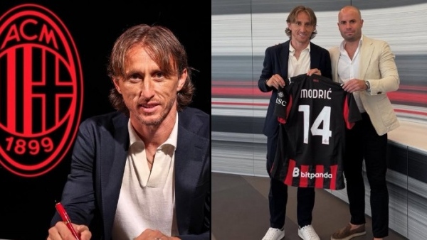 CHÍNH THỨC! Luka Modric ký hợp đồng với AC Milan