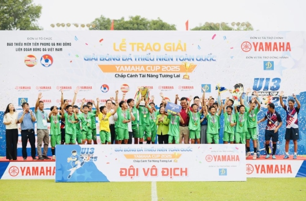 Hạ SLNA ở loạt luân lưu, U13 Nam Định lần đầu vô địch Giải U13 Quốc gia