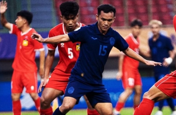 Thế trận giằng co, U23 Campuchia chia điểm với U23 Lào
